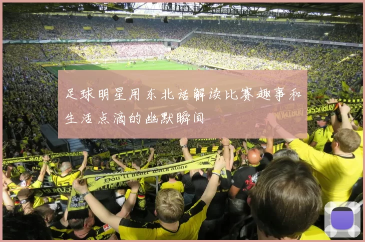 足球明星用东北话解读比赛趣事和生活点滴的幽默瞬间